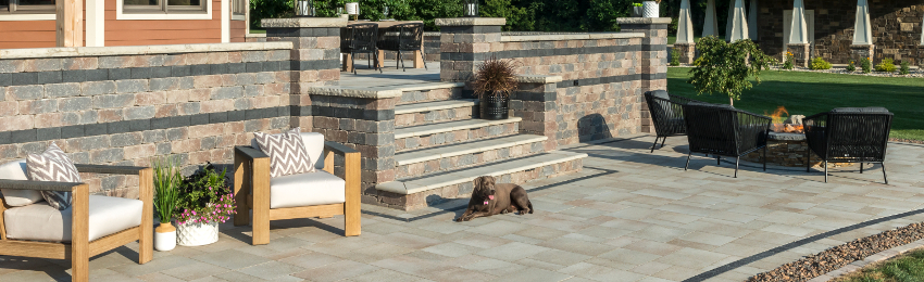 Planters, pillars, steps and walls